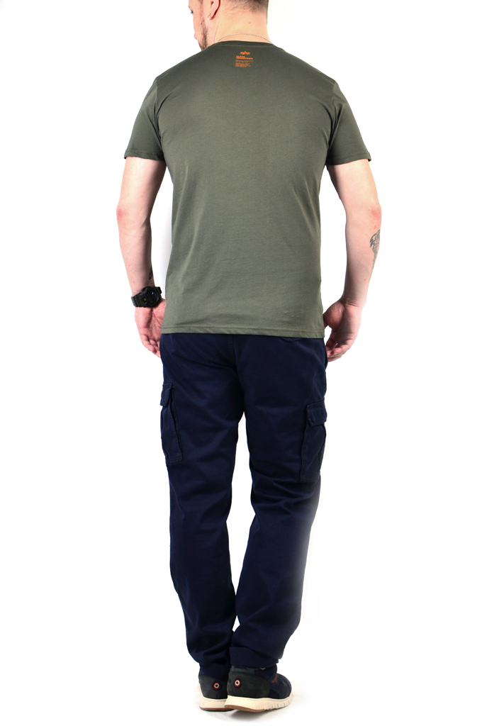 Футболка ALPHA INDUSTRIES STAR T dark olive 