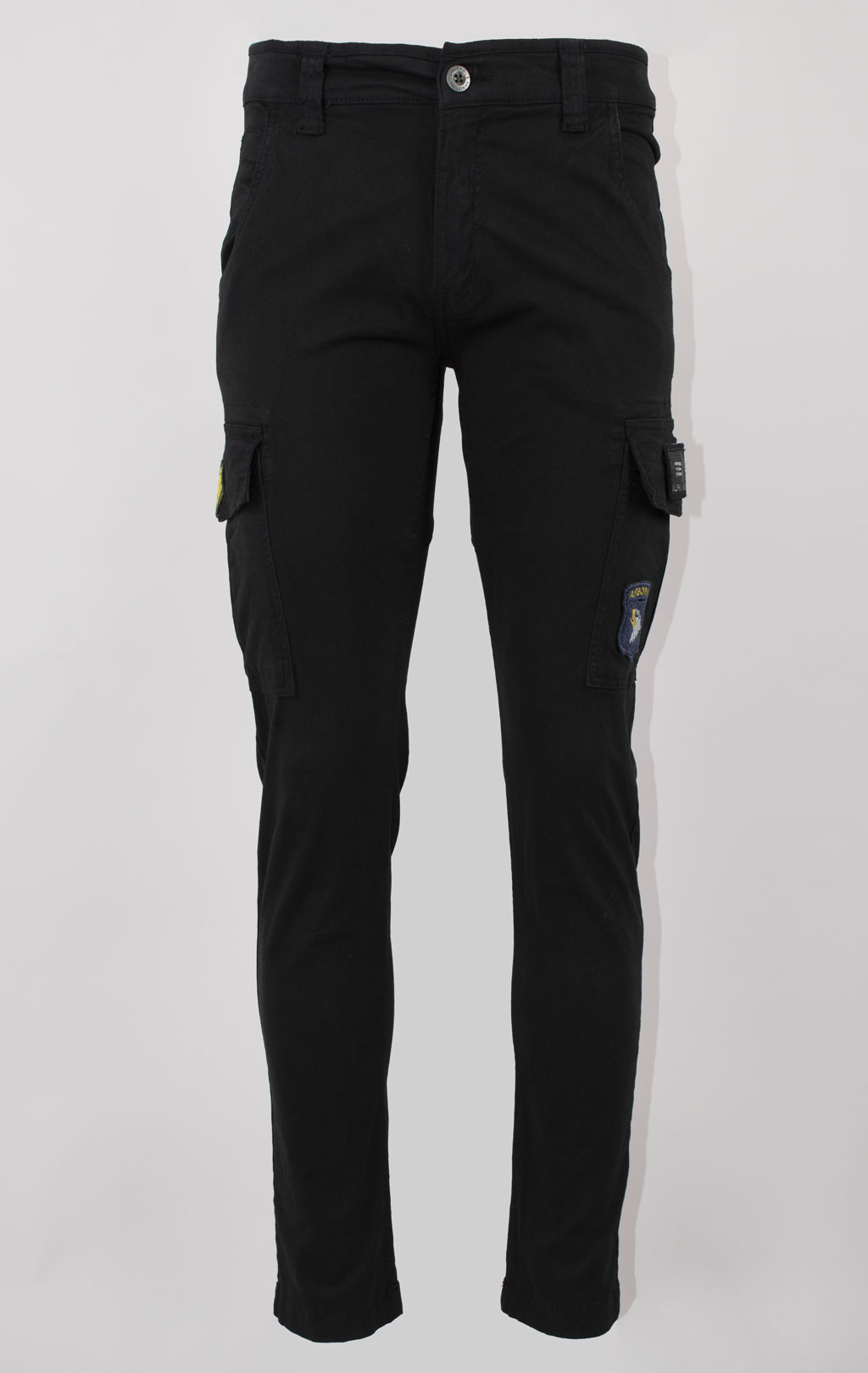Брюки-карго ALPHA INDUSTRIES PETROL PATCH black 