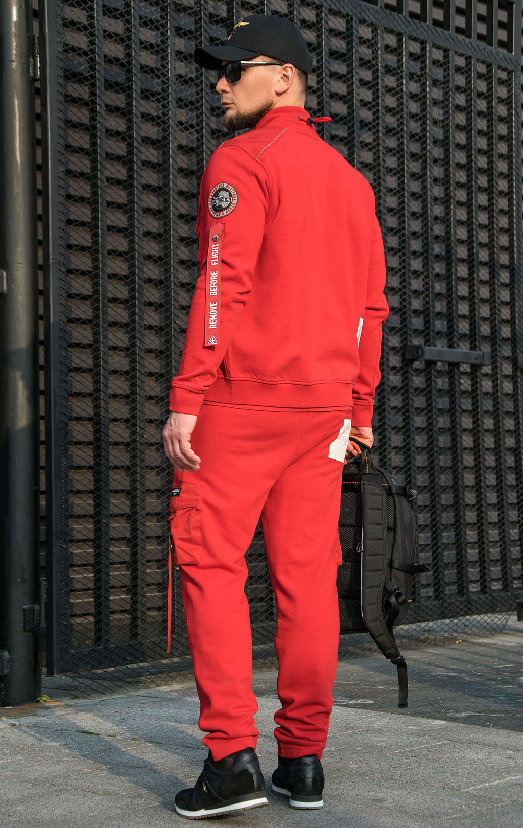 Олимпийка AERONAUTICA MILITARE ANTARCTICA FW 23/24/TR red (FE 1821) 