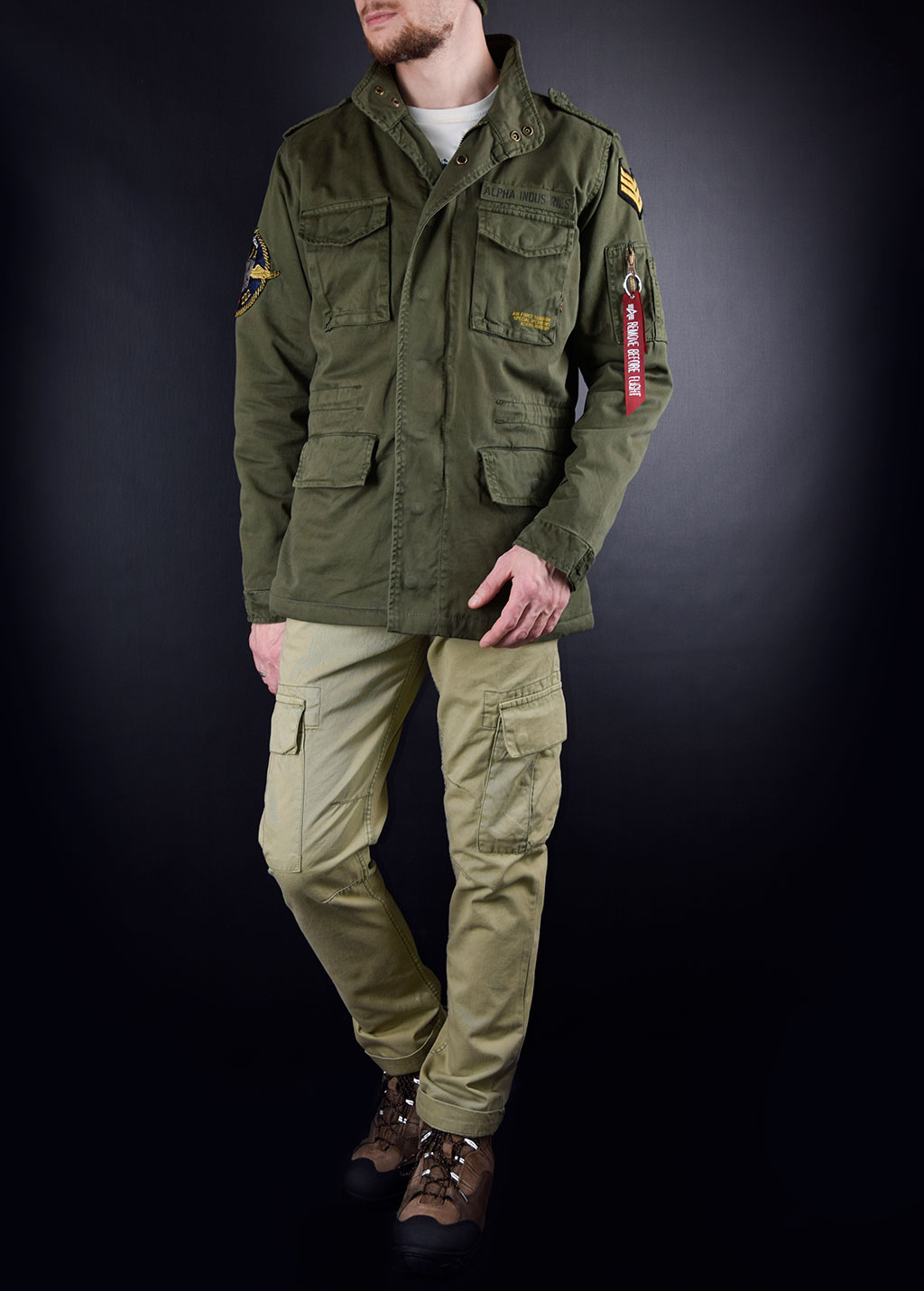 Куртка ALPHA INDUSTRIES CW-P M-65 dark olive 