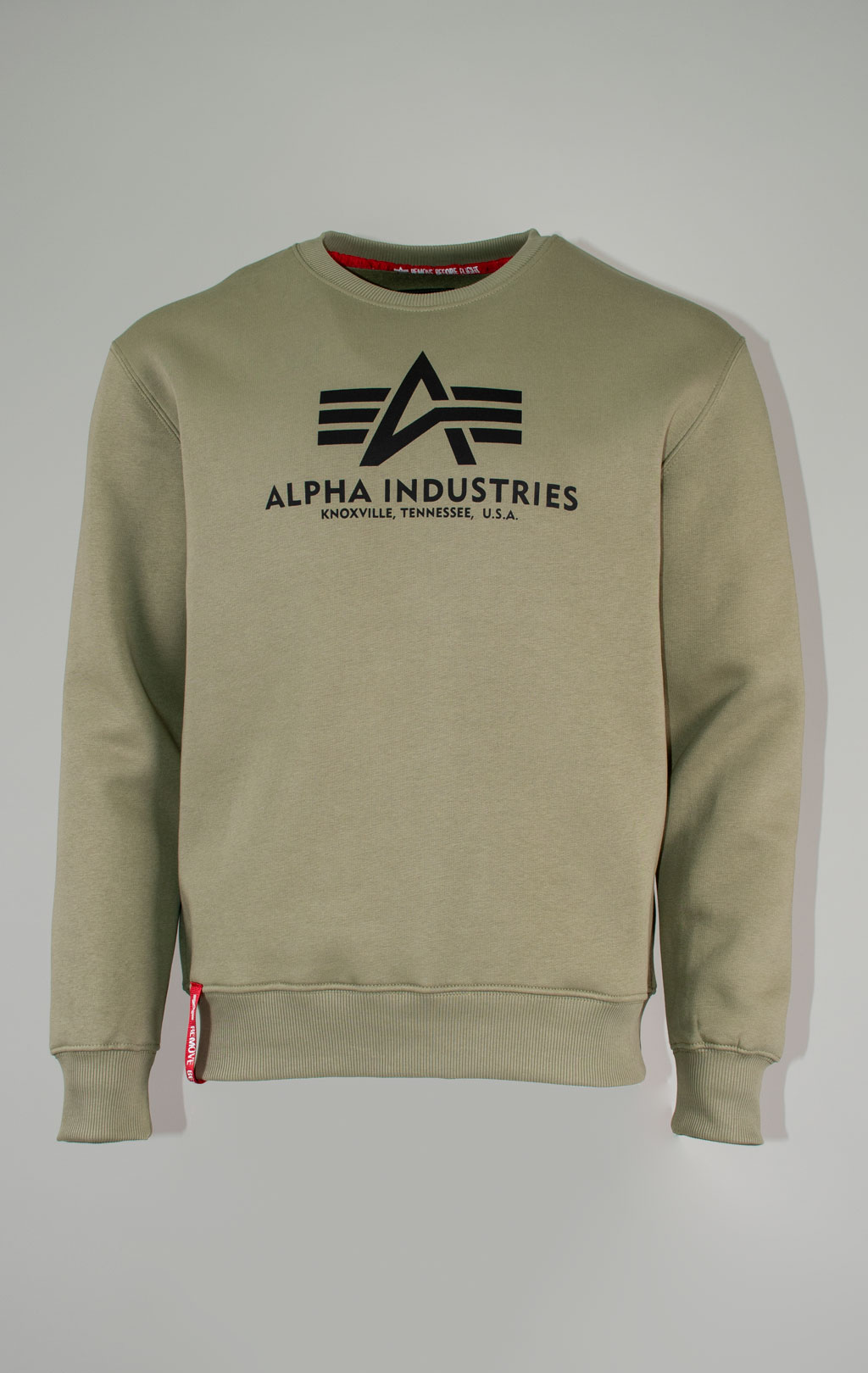 Свитшот ALPHA INDUSTRIES BASIC SWEATER olive 