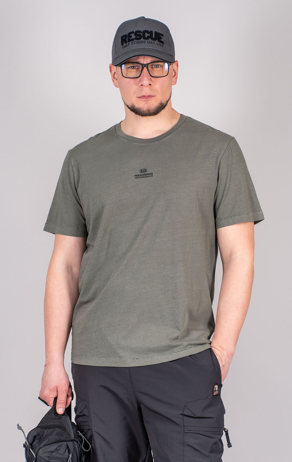 Футболка PARAJUMPERS RESCUE TEE SS 25 m thyme 