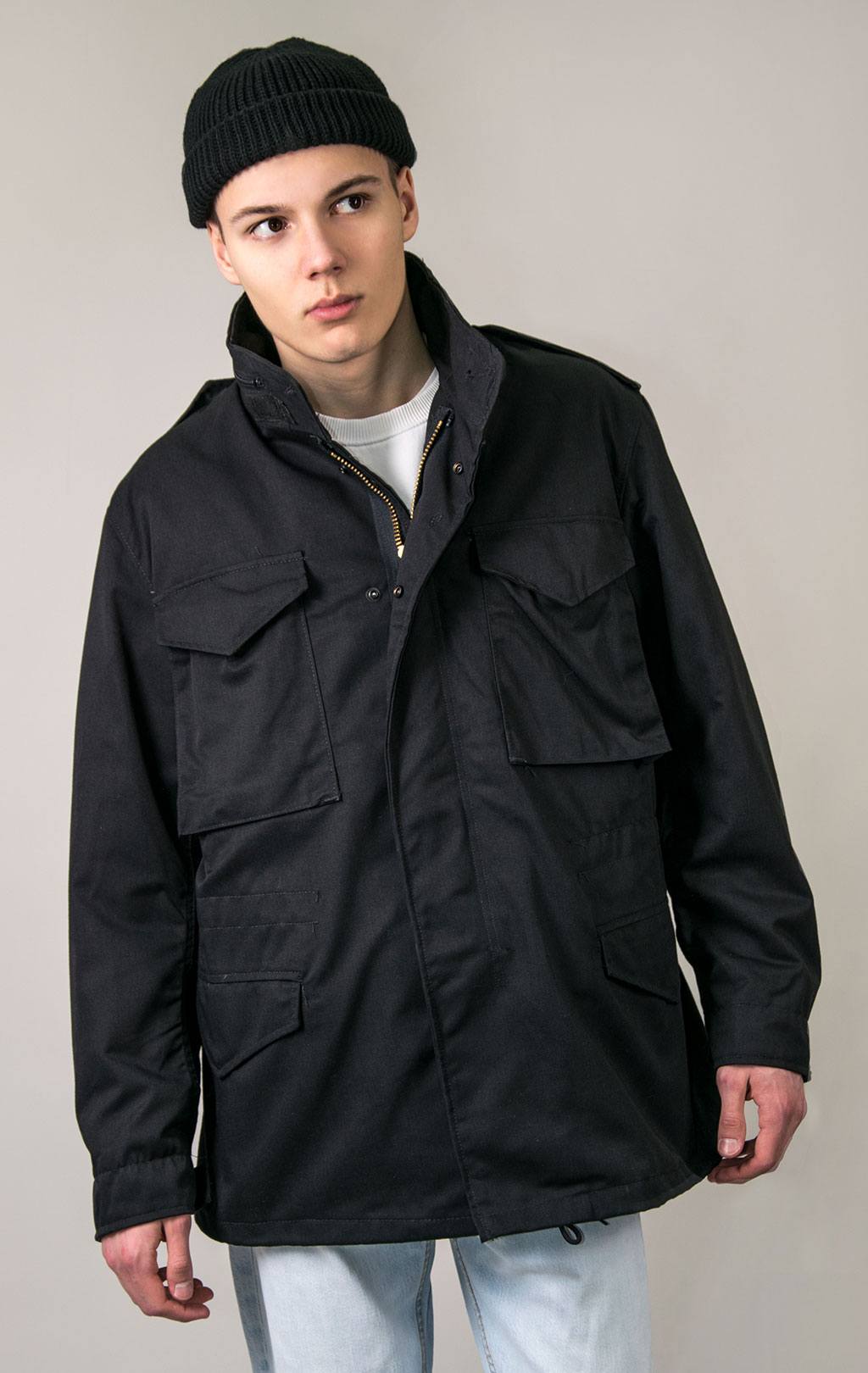 Куртка M-65 CLASSIC black США