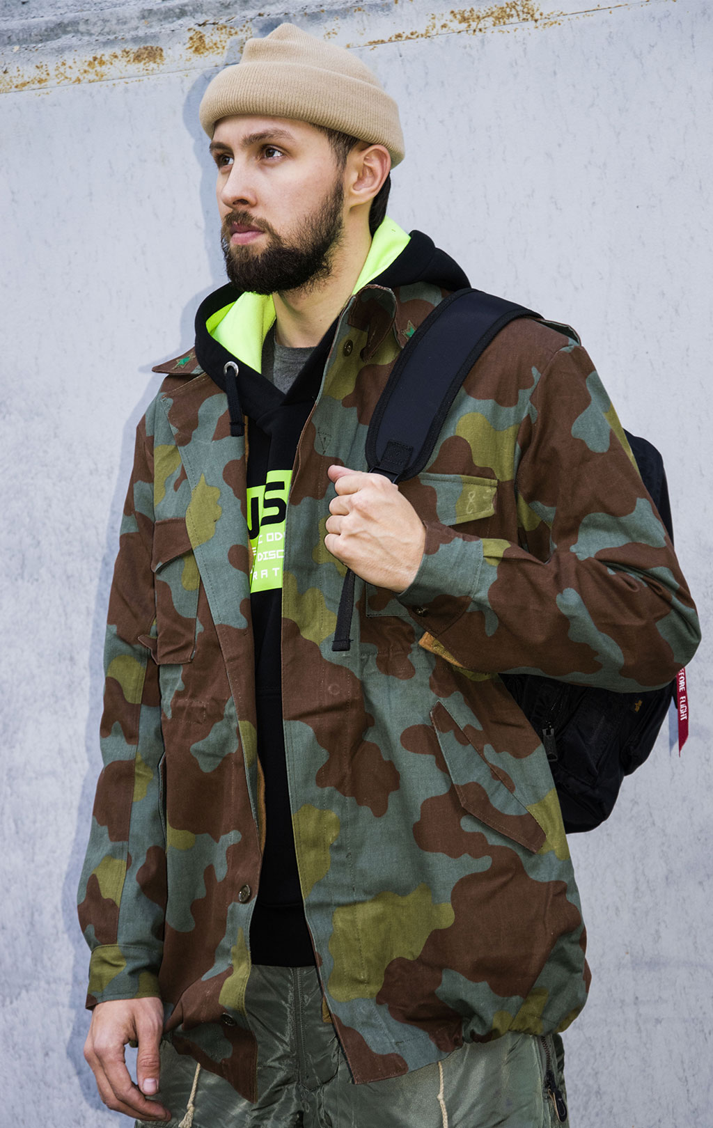 Куртка Battalion San Marco старого образца с подстёжкой camo Италия