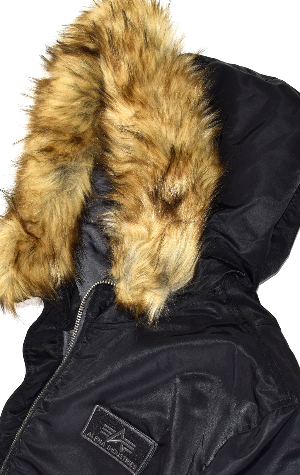 Куртка ALPHA INDUSTRIES MA-1 HOODED CW black 