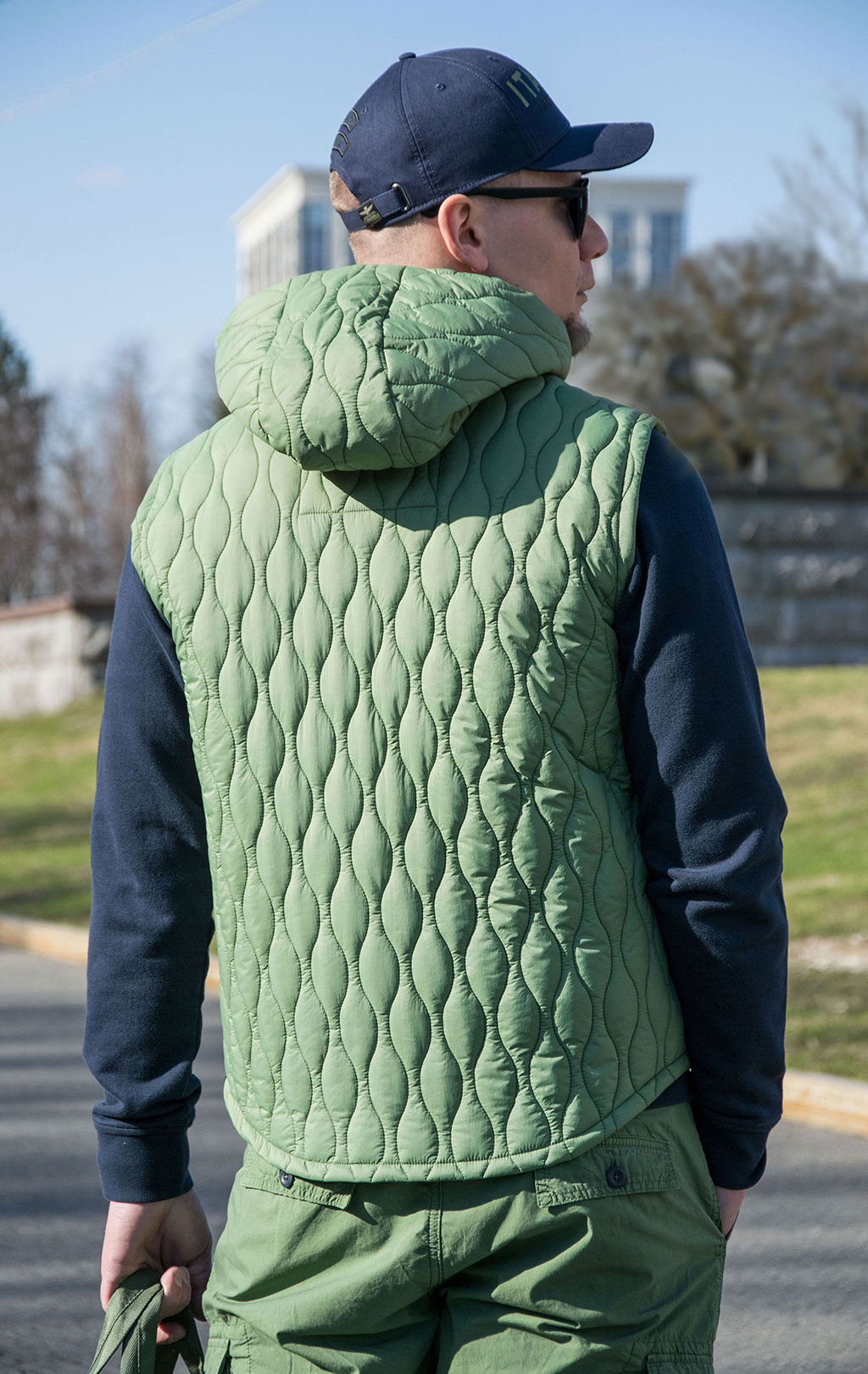 Жилет AERONAUTICA MILITARE SS 23/CN verde militare (AB 2056) 