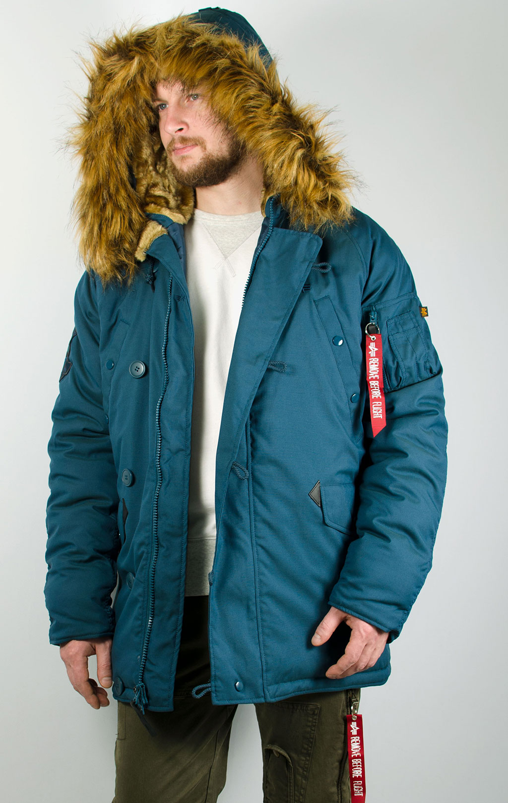 Аляска ALPHA INDUSTRIES EXPLORER blue bold 