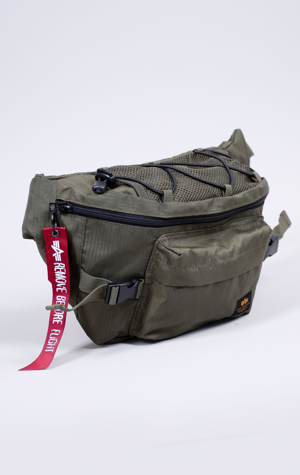 Сумка поясная ALPHA INDUSTRIES COMBAT WAIST BAG dark olive 