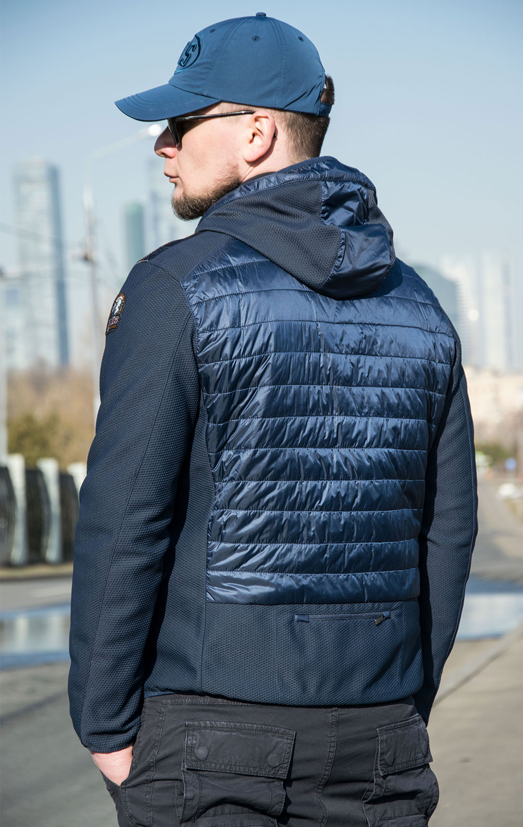 Куртка-пуховик лёгкая PARAJUMPERS NOLAN SS 22 ink blue 