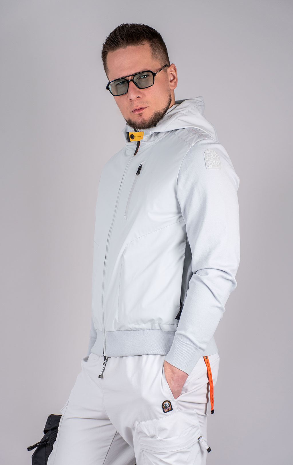 Свитер с капюшоном PARAJUMPERS WILLARD SS 25 m silver 