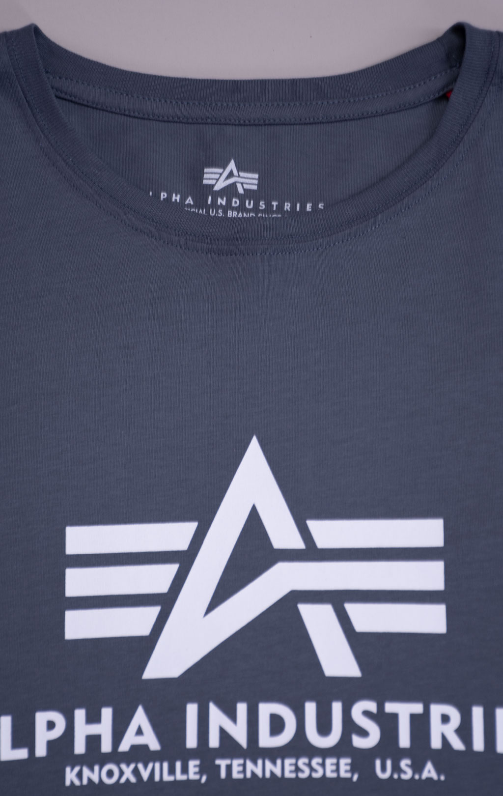 Футболка ALPHA INDUSTRIES BASIC T denim blue 