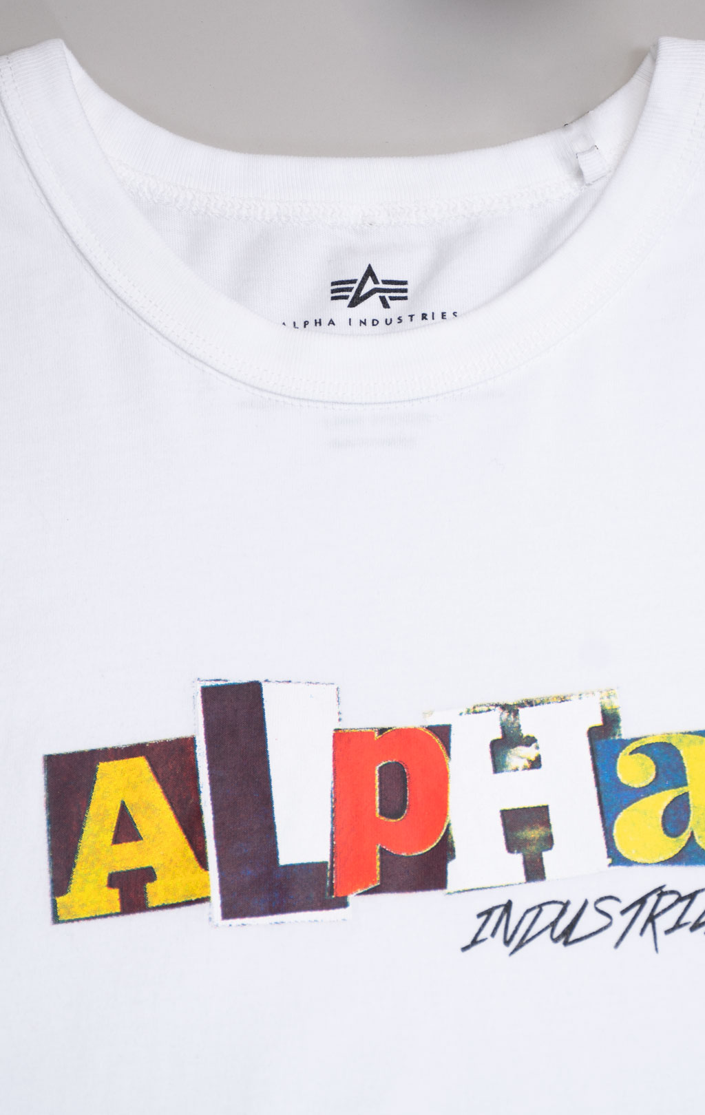 Футболка ALPHA INDUSTRIES ALPHA RANSOM TEE SS 24 white 