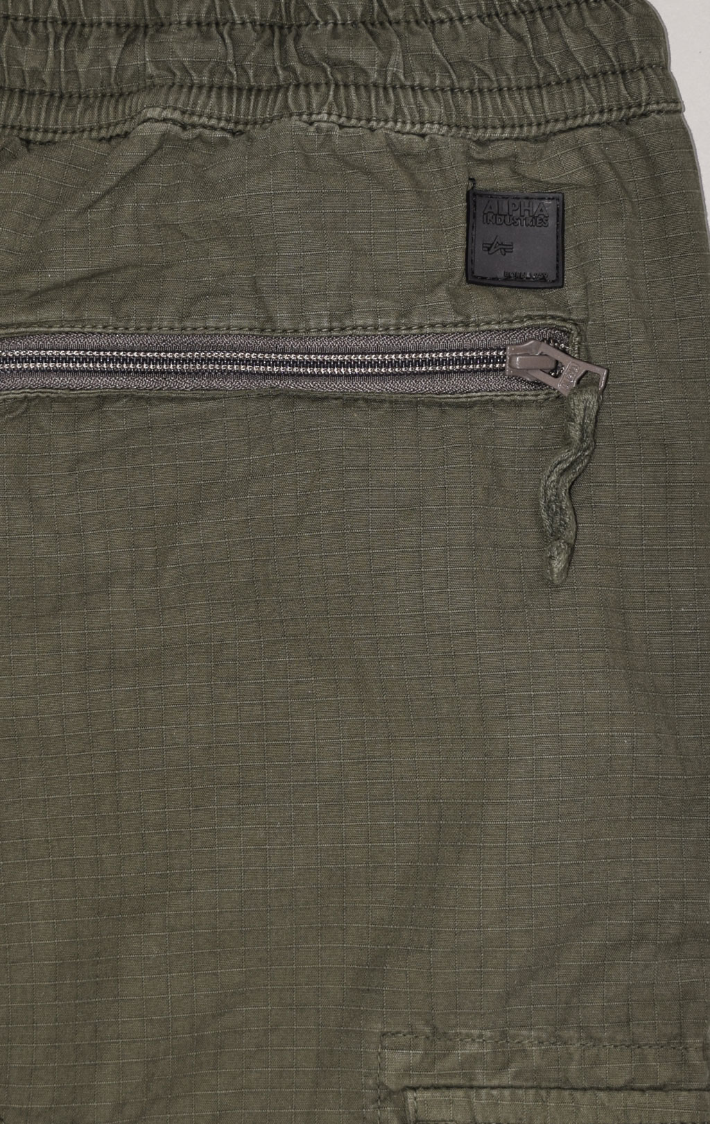 Брюки спортивные джоггеры ALPHA INDUSTRIES RIPSTOP JOGGER greyblack 