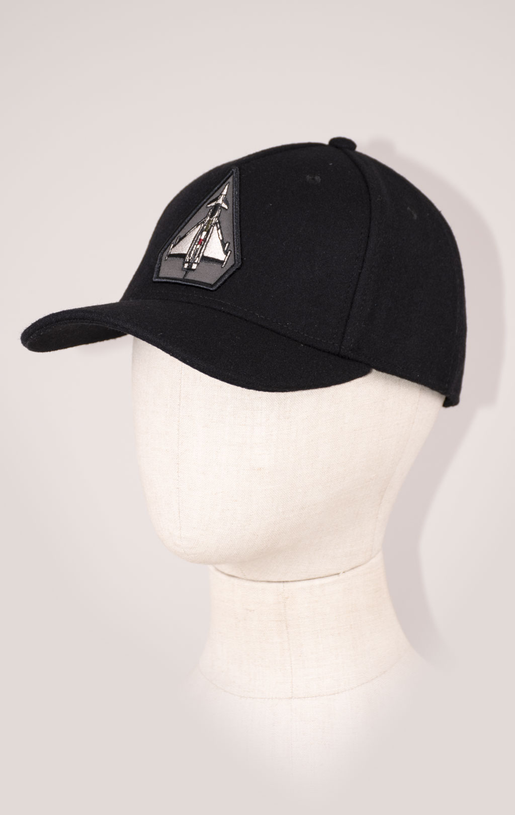Бейсболка AERONAUTICA MILITARE шерсть FW 24/25/CN jet black (HA 1189) 