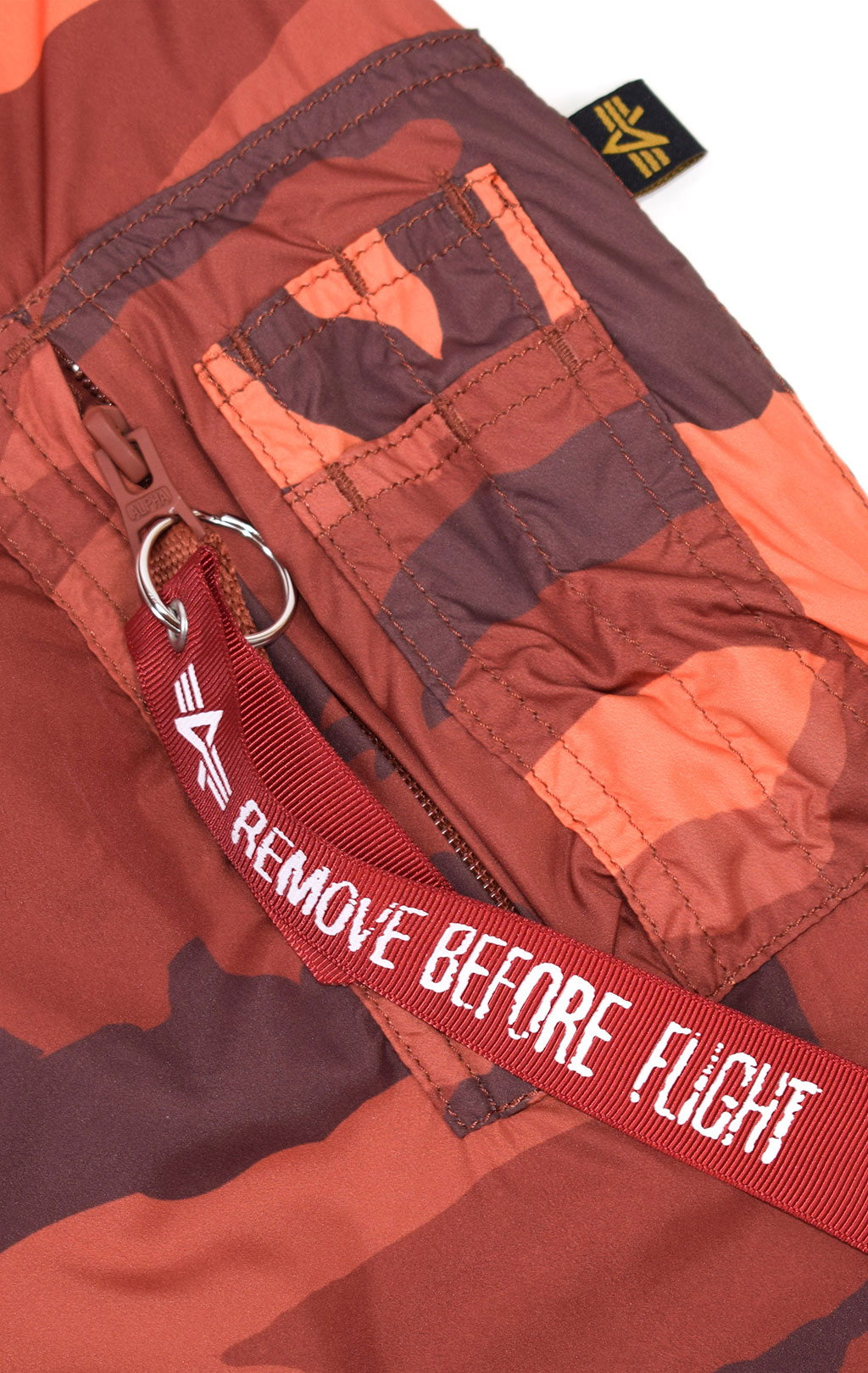 Анорак ALPHA INDUSTRIES GLIDER ANORAK orange camo 
