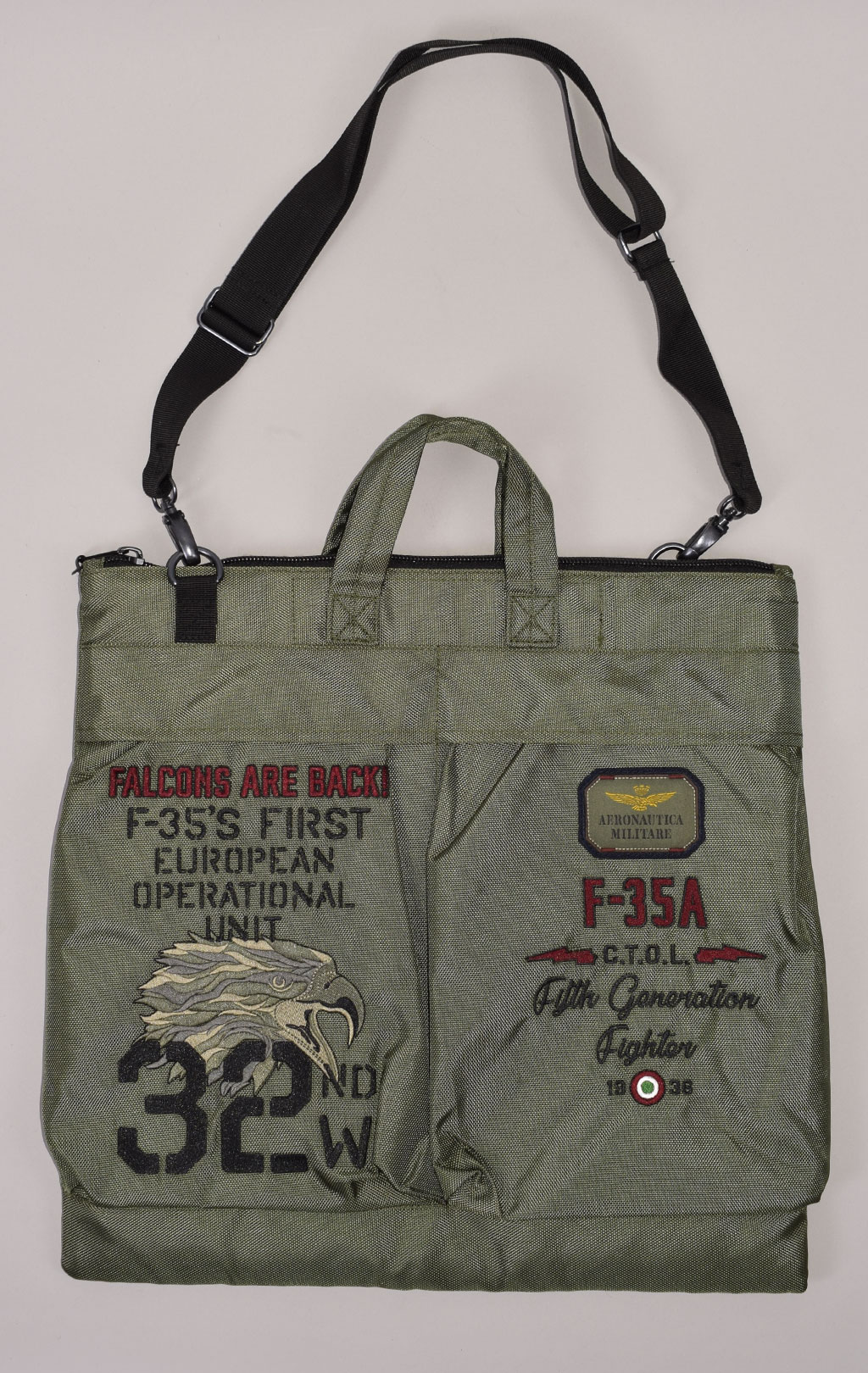 Сумка AERONAUTICA MILITARE SS 23/CN verde militare (BO 1092) 