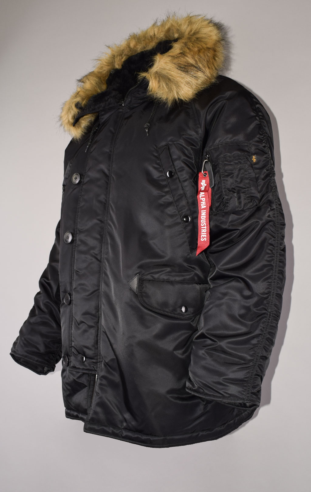 Аляска ALPHA INDUSTRIES CLASSIC N-3B FW 22/23 m black 