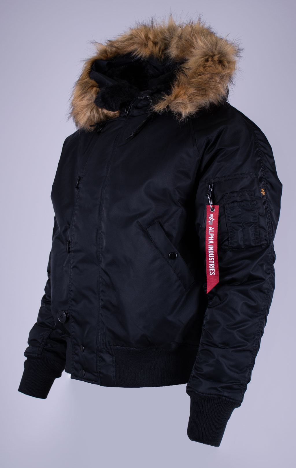 Аляска короткая ALPHA INDUSTRIES N-2B HERITAGE FIT PARKA FW 26/27 black 