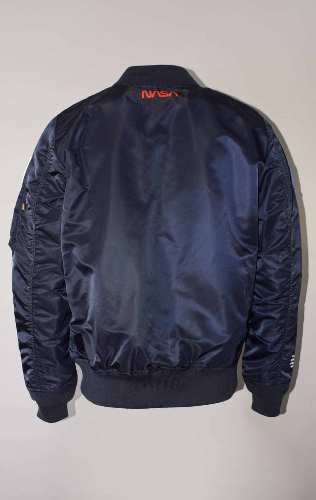 Бомбер-ветровка ALPHA INDUSTRIES L-2B NASA GEN-II FLIGHT JACKET SS 23 m replica blue 
