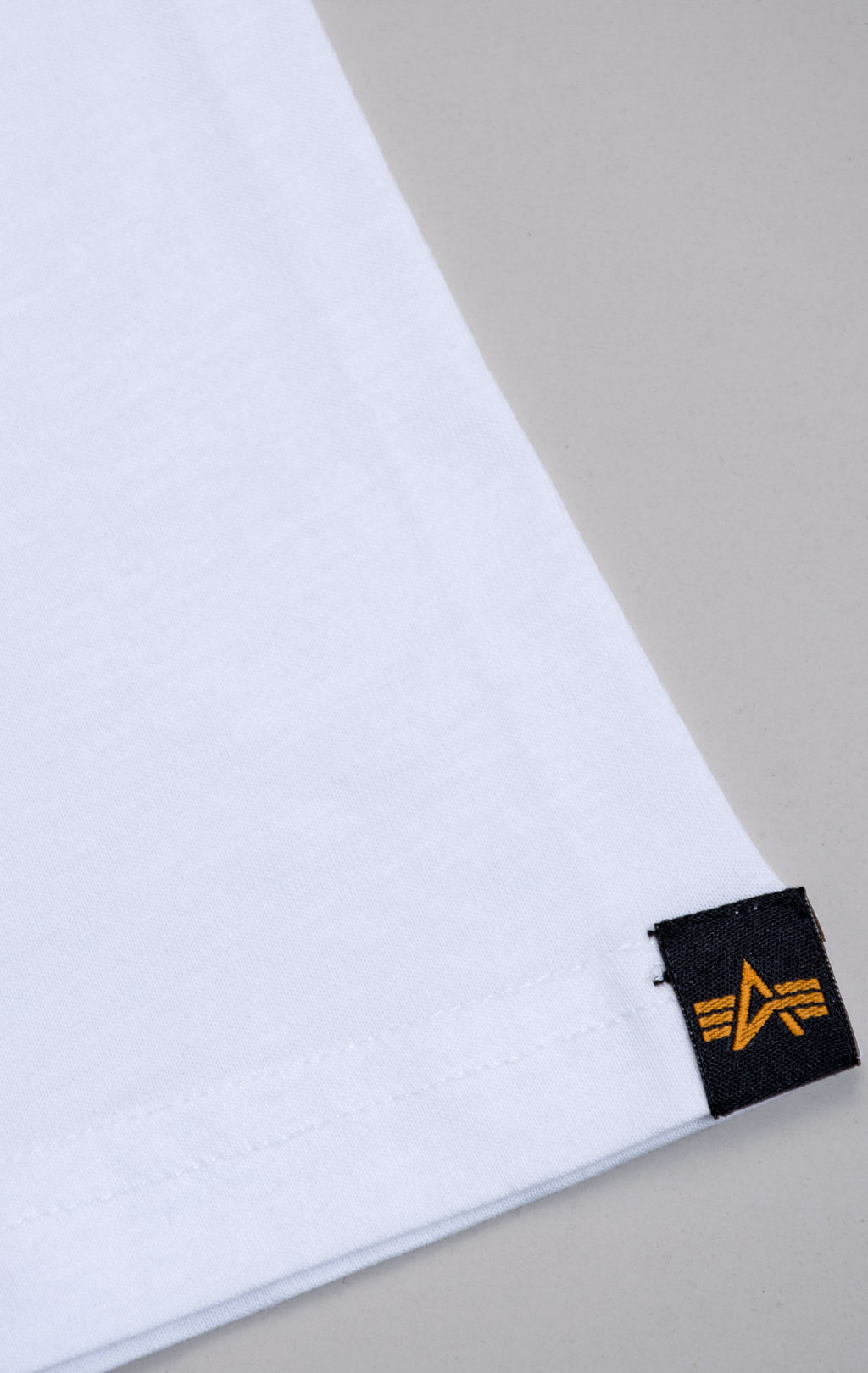 Футболка ALPHA INDUSTRIES BASIC T big size white/neon yellow 