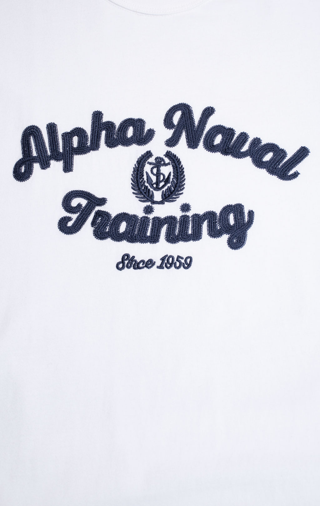 Футболка ALPHA INDUSTRIES ALPHA NAVAL TRAINING TEE SS 24 white 