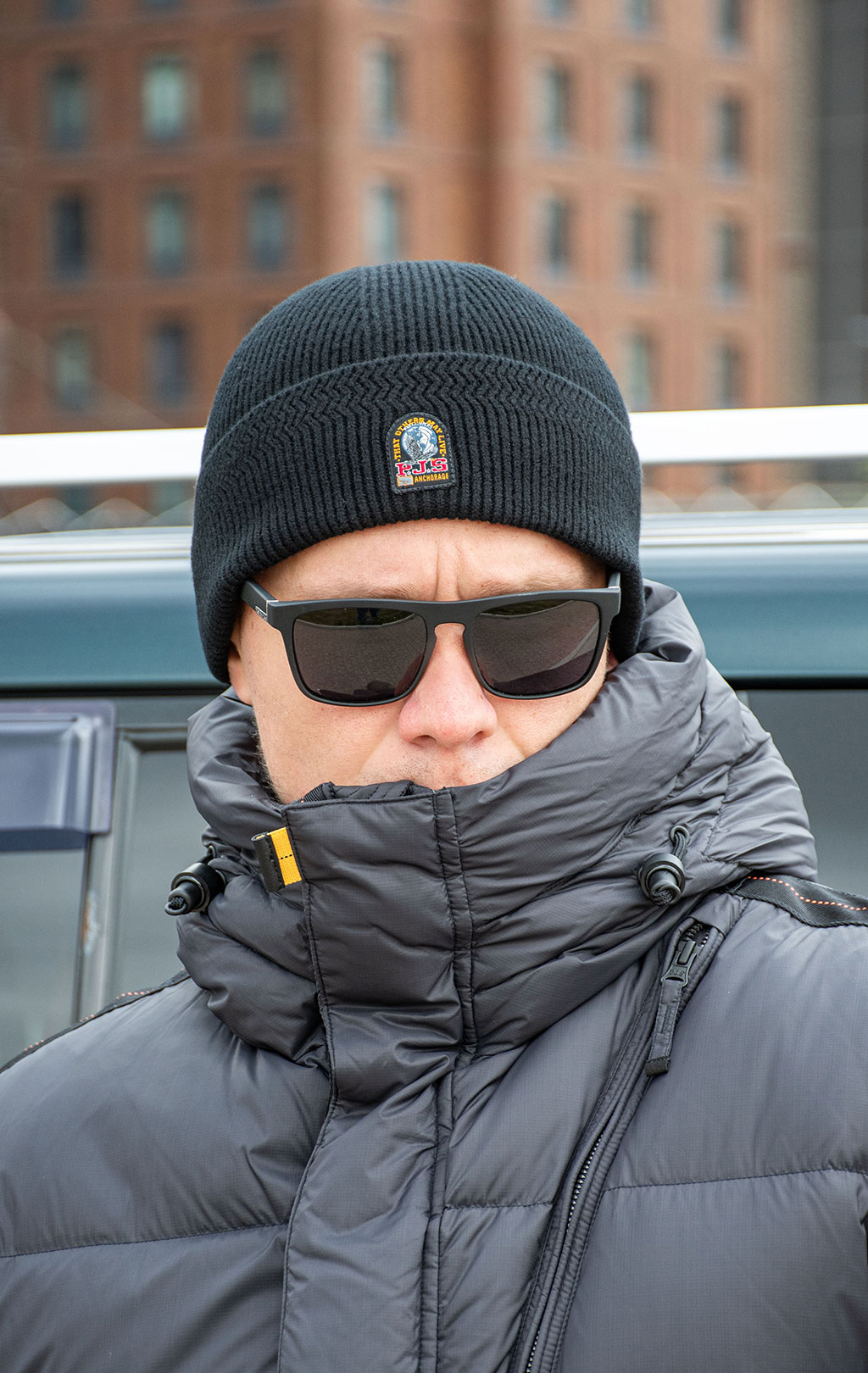 Шапка вязаная PARAJUMPERS GARMO FW 26/27 black 
