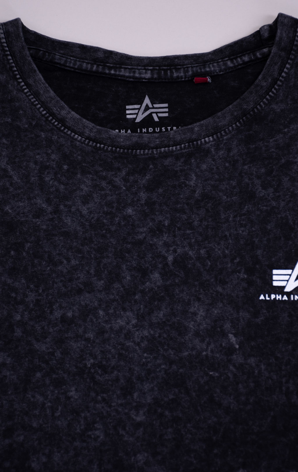Футболка ALPHA INDUSTRIES BACKPRINT T VINTAGE black 