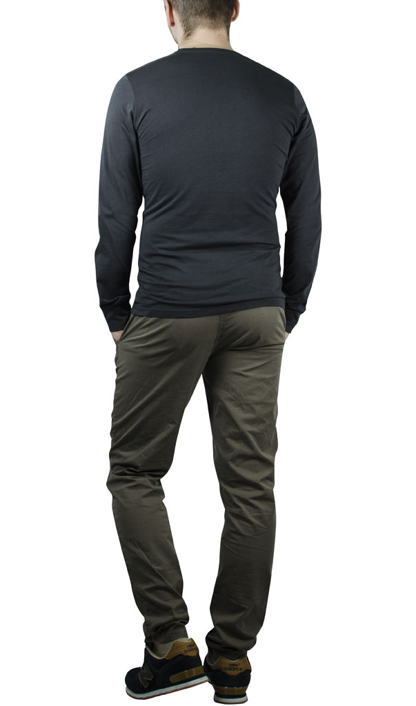 Лонгслив ALPHA INDUSTRIES SLEEVE PRINT greyblack 