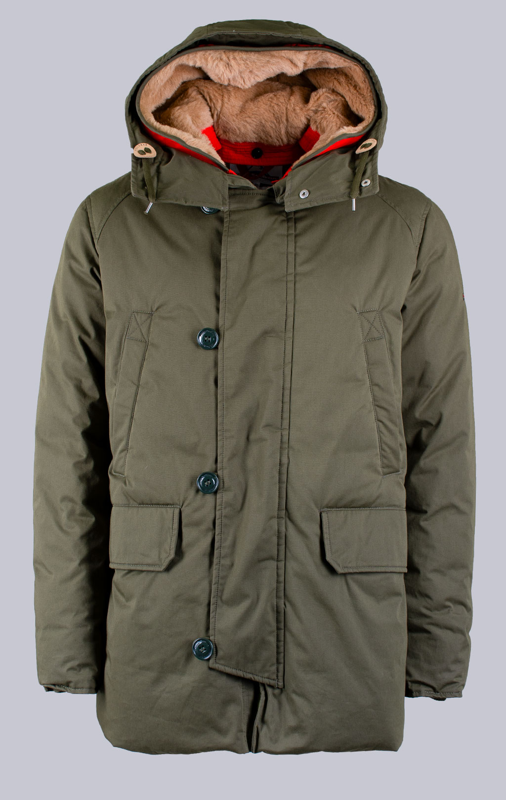 Аляска-пуховик HOLUBAR BOULDER military olive 