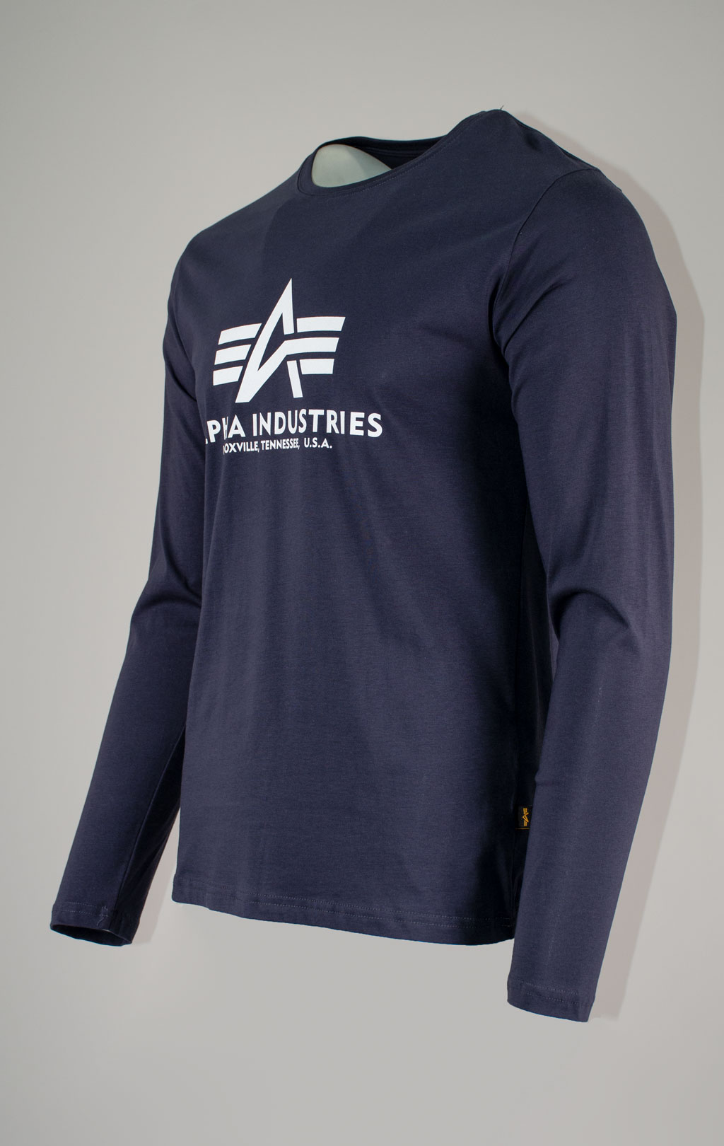 Лонгслив ALPHA INDUSTRIES BASIC LS navy 