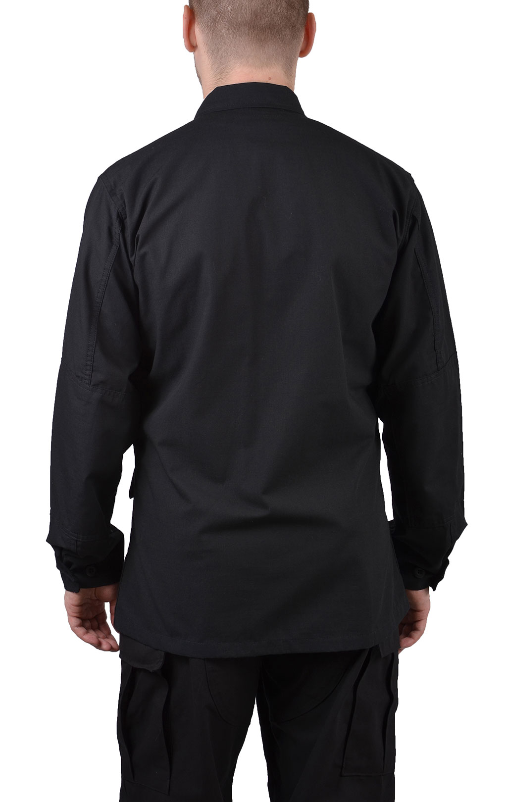 Китель полевой Tru-Spec BDU big size полиэстер Rip-Stop black 