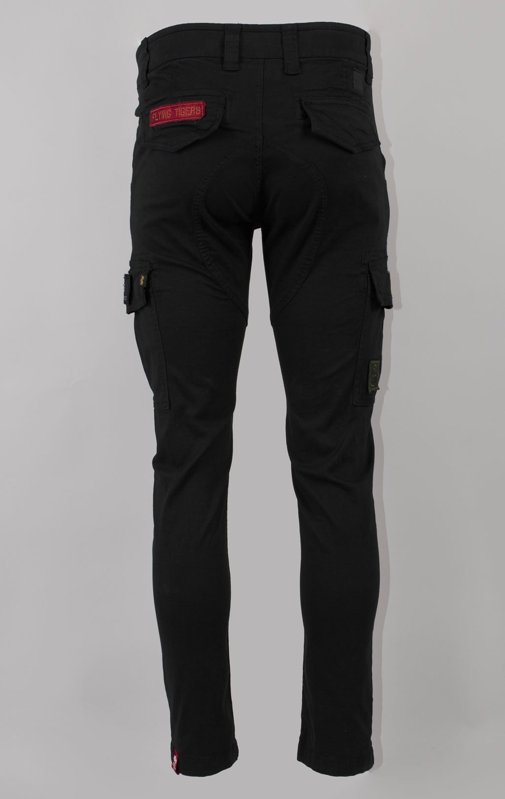 Брюки-карго ALPHA INDUSTRIES PETROL PATCH black 