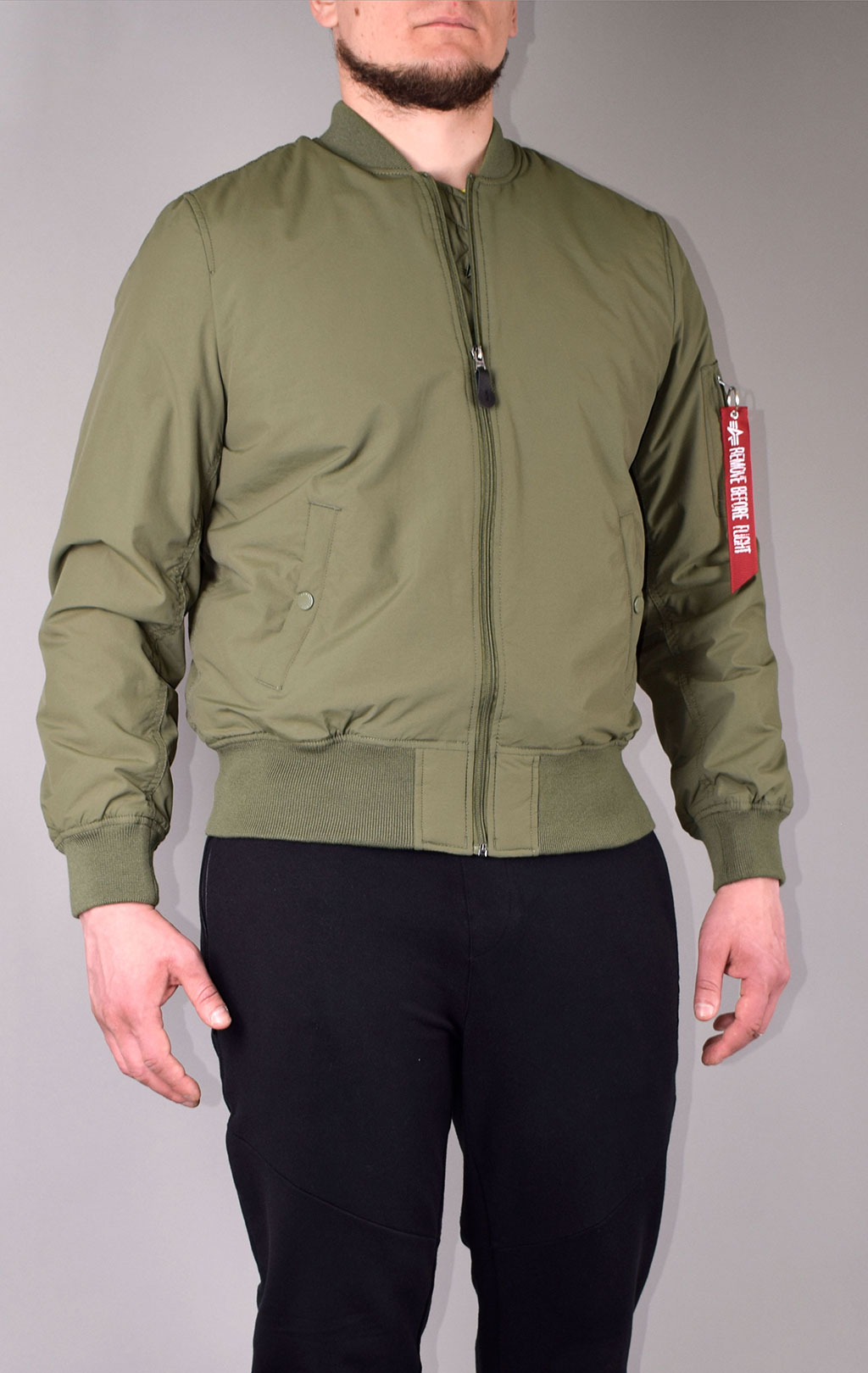 Куртка-бомбер ALPHA INDUSTRIES MA-1 PRIMALOFT sage 