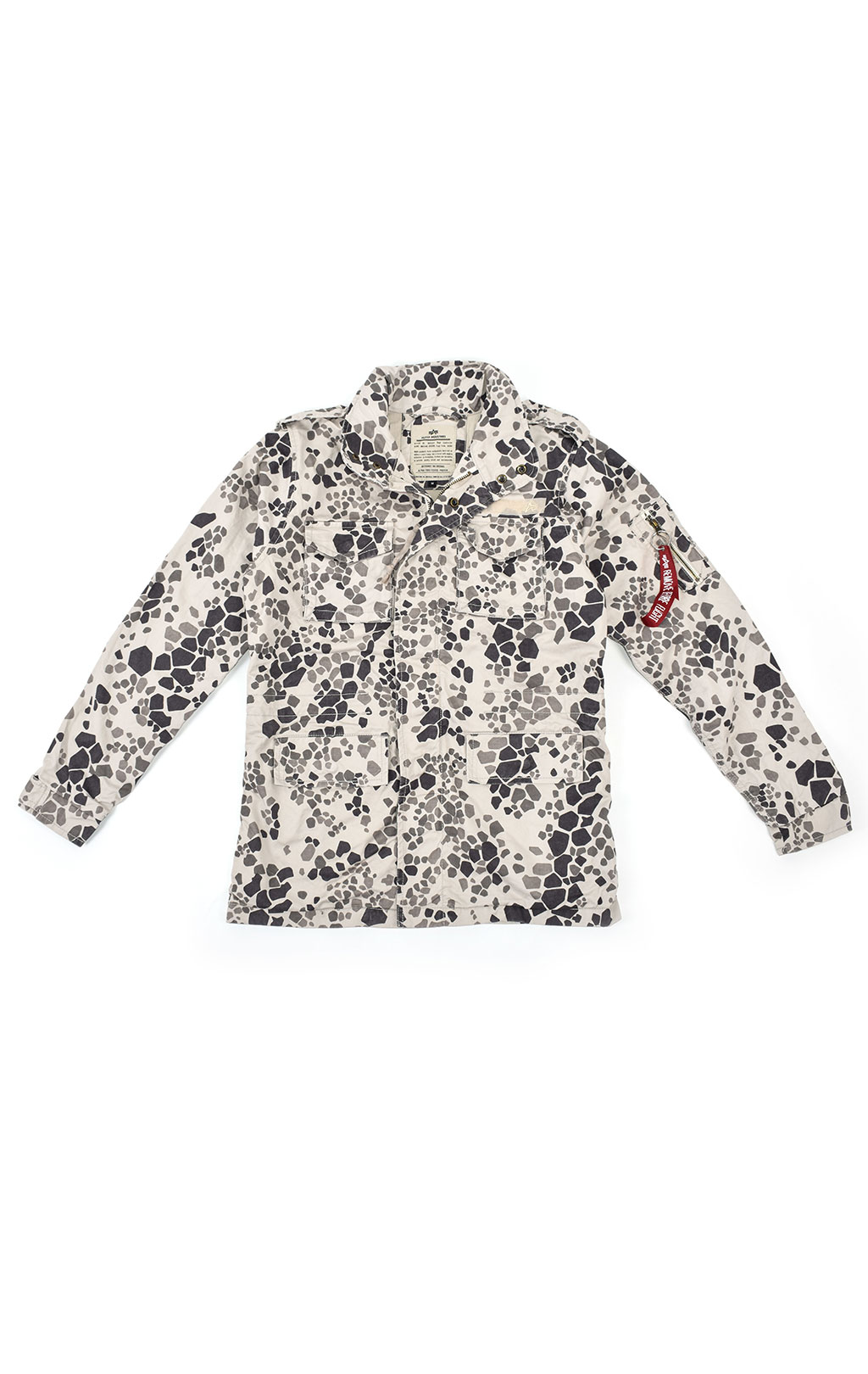 Ветровка ALPHA INDUSTRIES M-65 HUNTINGTON stone camo 