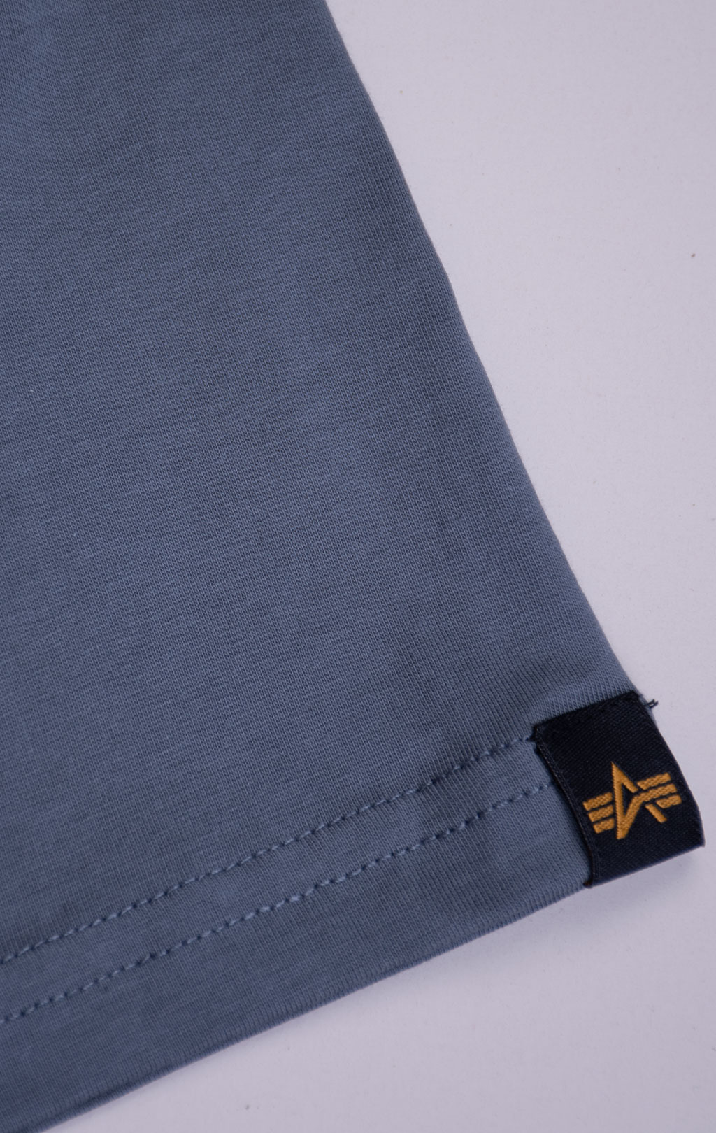 Футболка ALPHA INDUSTRIES ALPHA LABEL T denim blue 