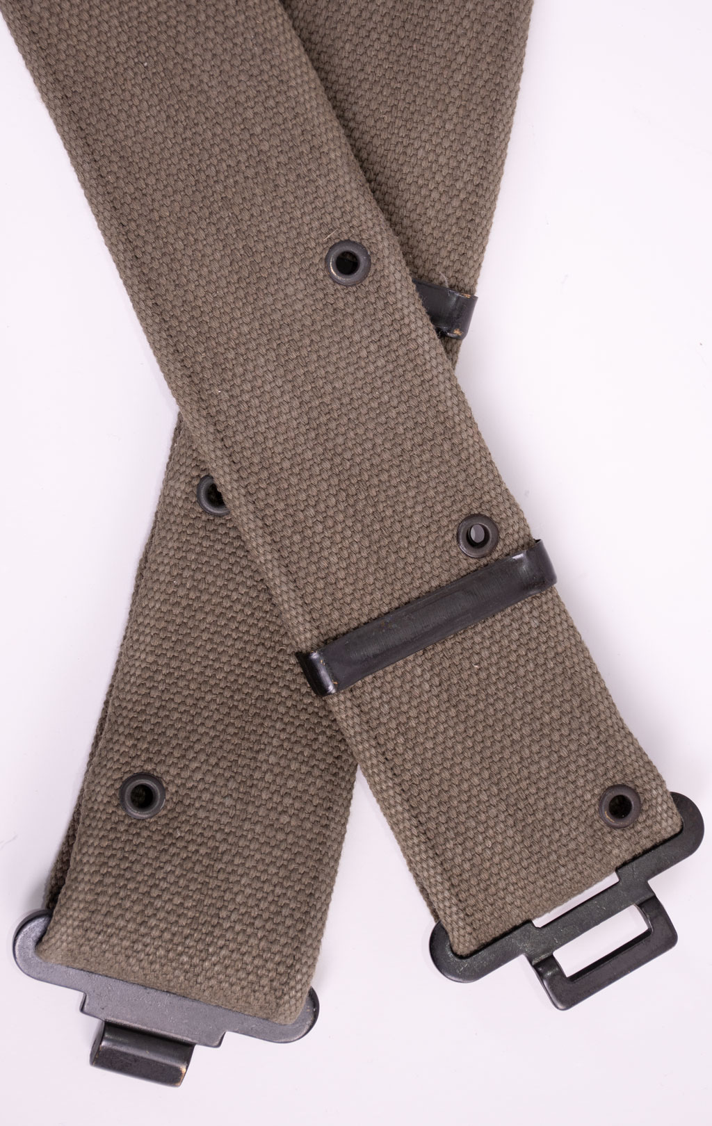 Ремень пистолетный брезент Black Buckle olive б/у Италия
