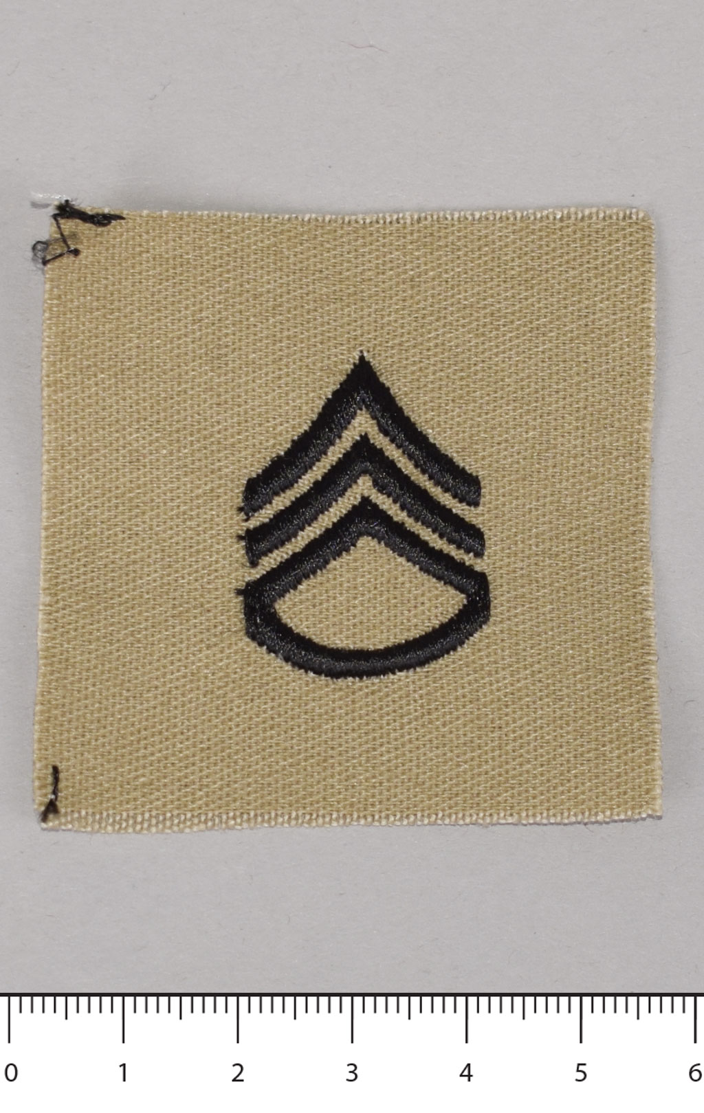 Нашивка петличн. ARMY SERGEANT STAFF khaki #1017 США