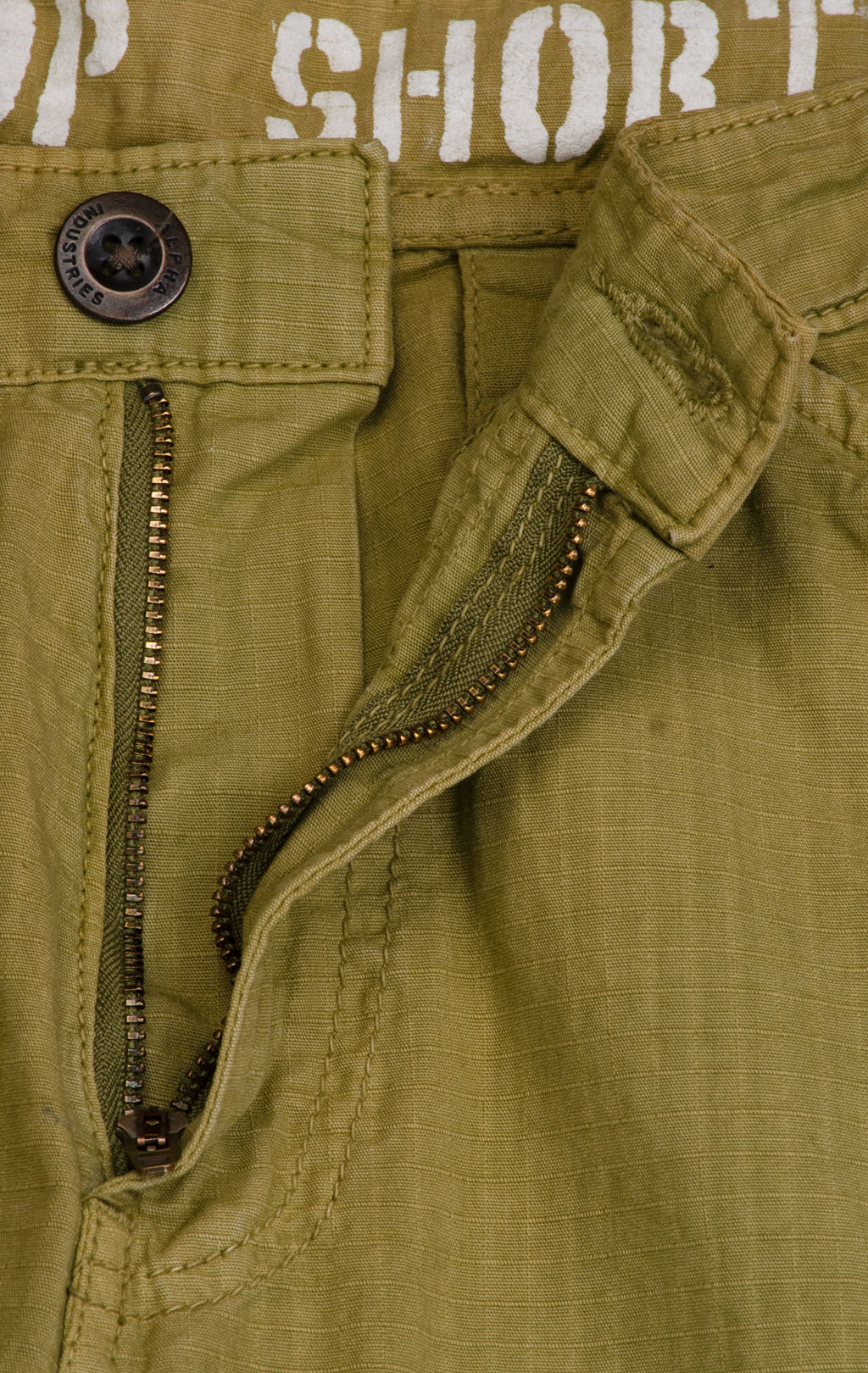 Шорты карго ALPHA INDUSTRIES rip-stop khaki green 