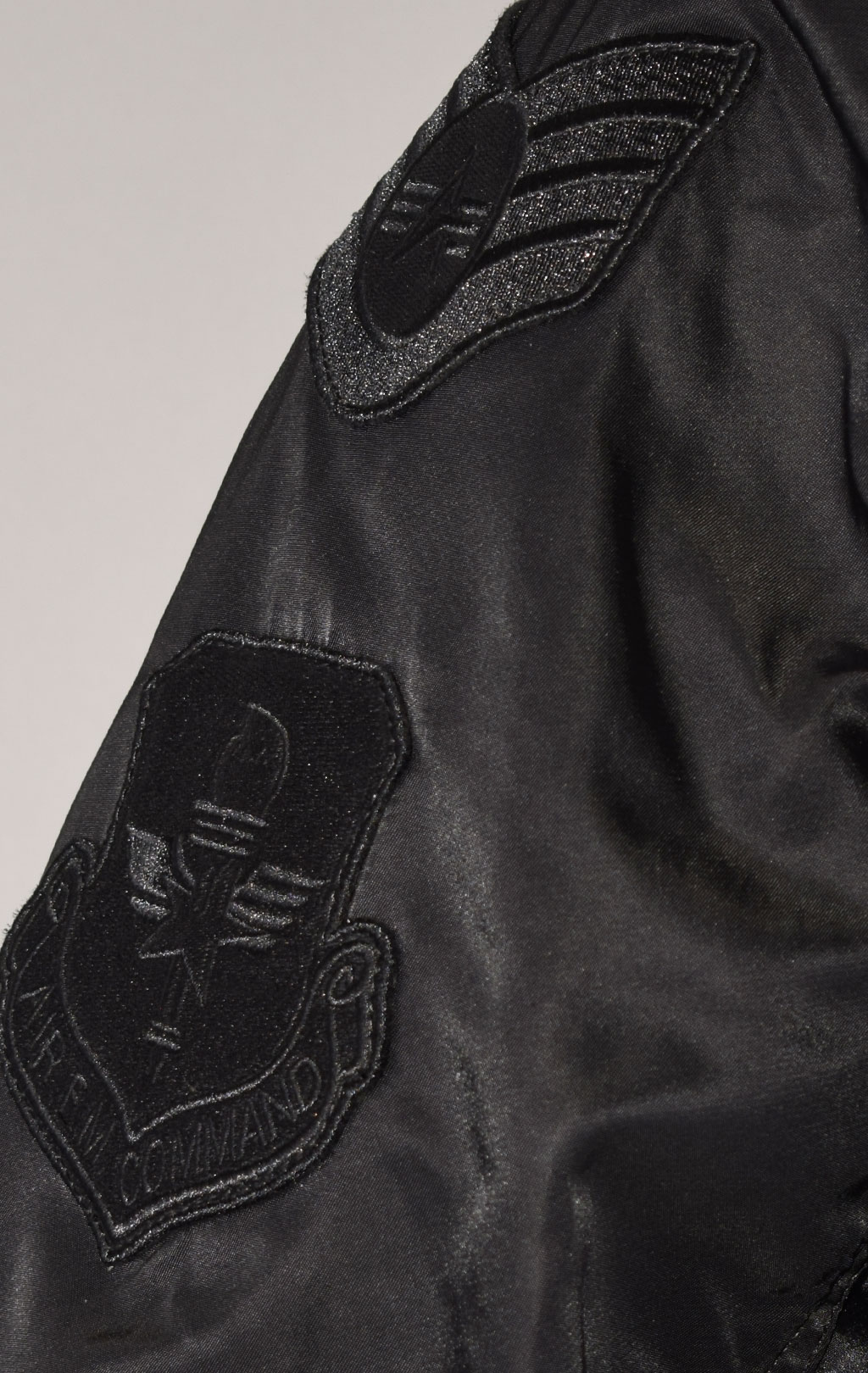 Ветровка-бомбер лётная ALPHA INDUSTRIES L-2B SQUADRON BATTLEWASH SS 22 m black 