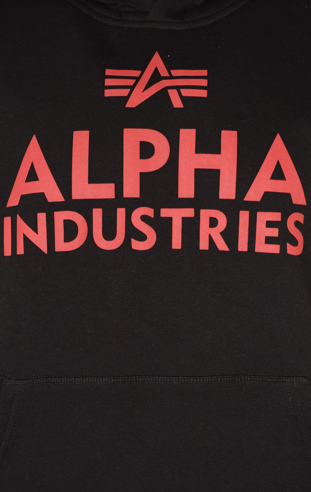 Толстовка ALPHA INDUSTRIES FOAM PRINT HOODY black 