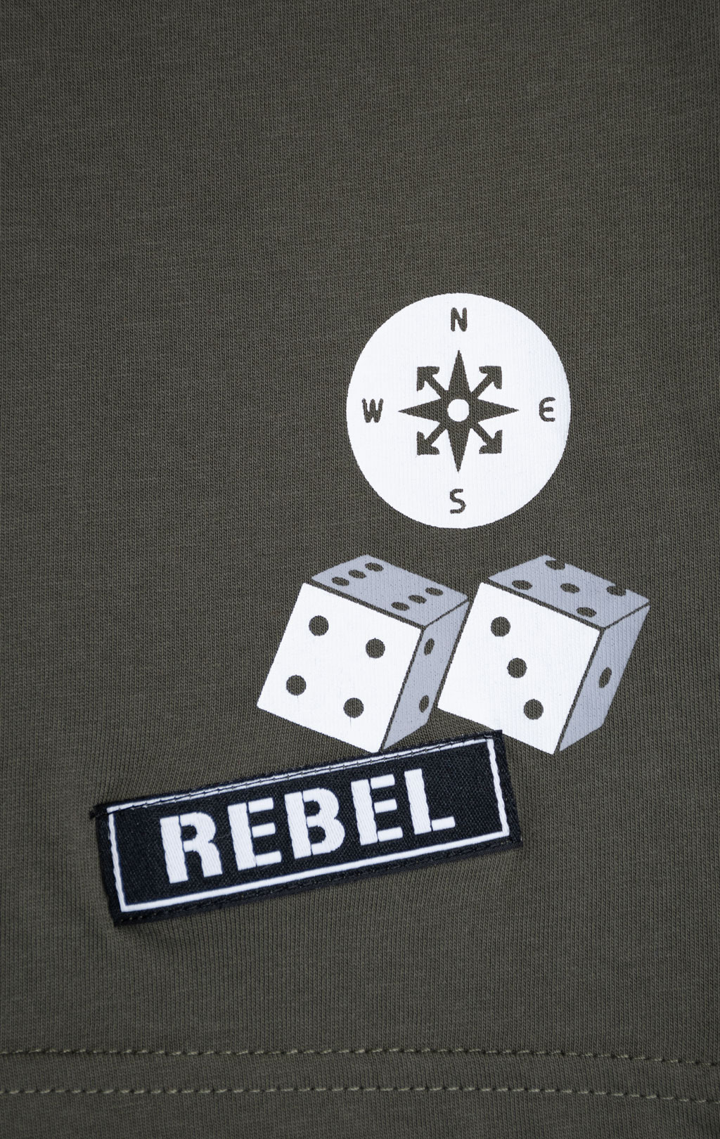 Футболка ALPHA INDUSTRIES REBEL T dark olive 