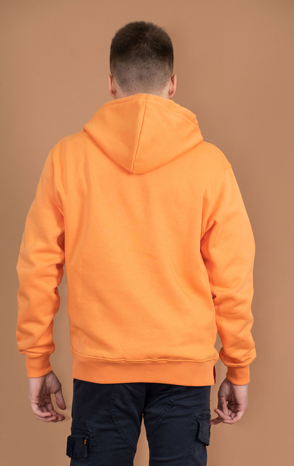 Толстовка ALPHA INDUSTRIES BASIC HOODY tangerine 
