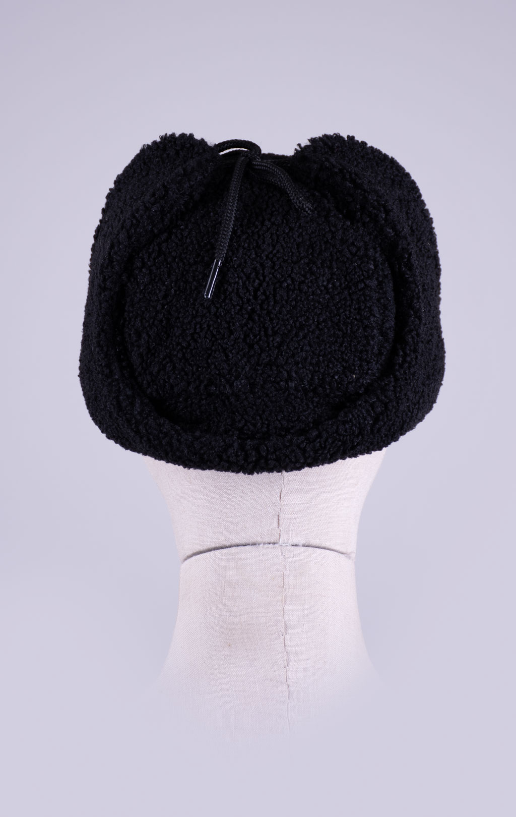 Шапка с ушами ALPHA INDUSTRIES ALPHA TEDDY HAT FW 26/27 black 