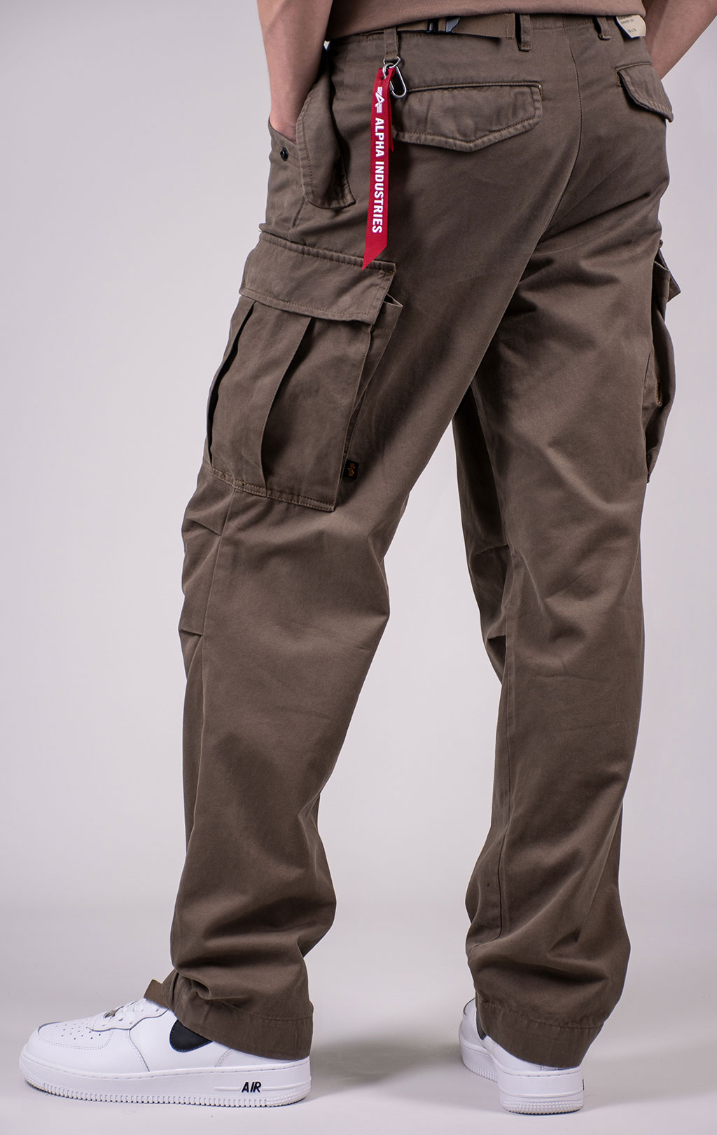 Брюки-карго парашюты ALPHA INDUSTRIES M-65 PANT плотные coyote brown 