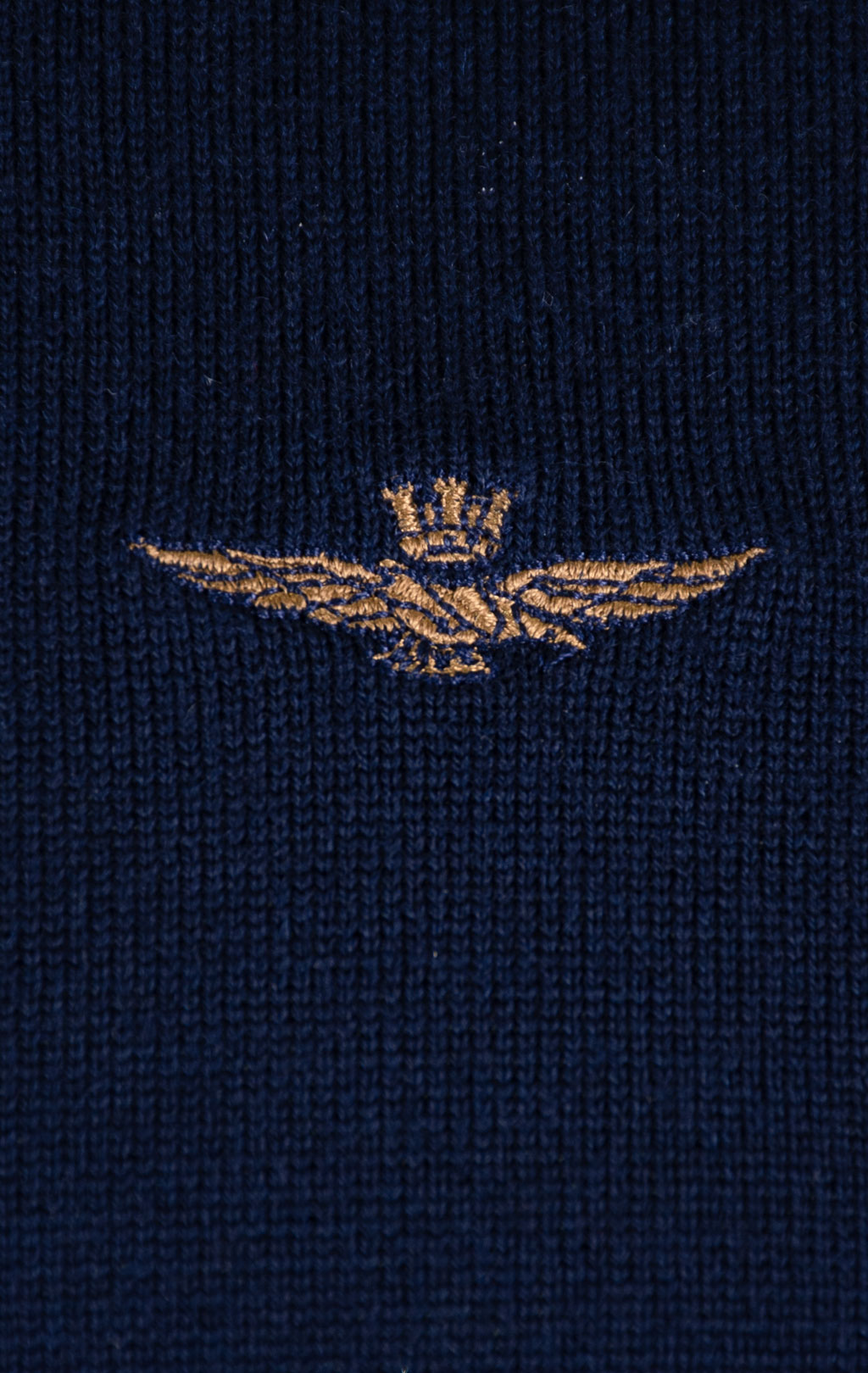Свитер-водолазка AERONAUTICA MILITARE меринос 100% FW 26/27/CN baritone blue (MA 1644) 
