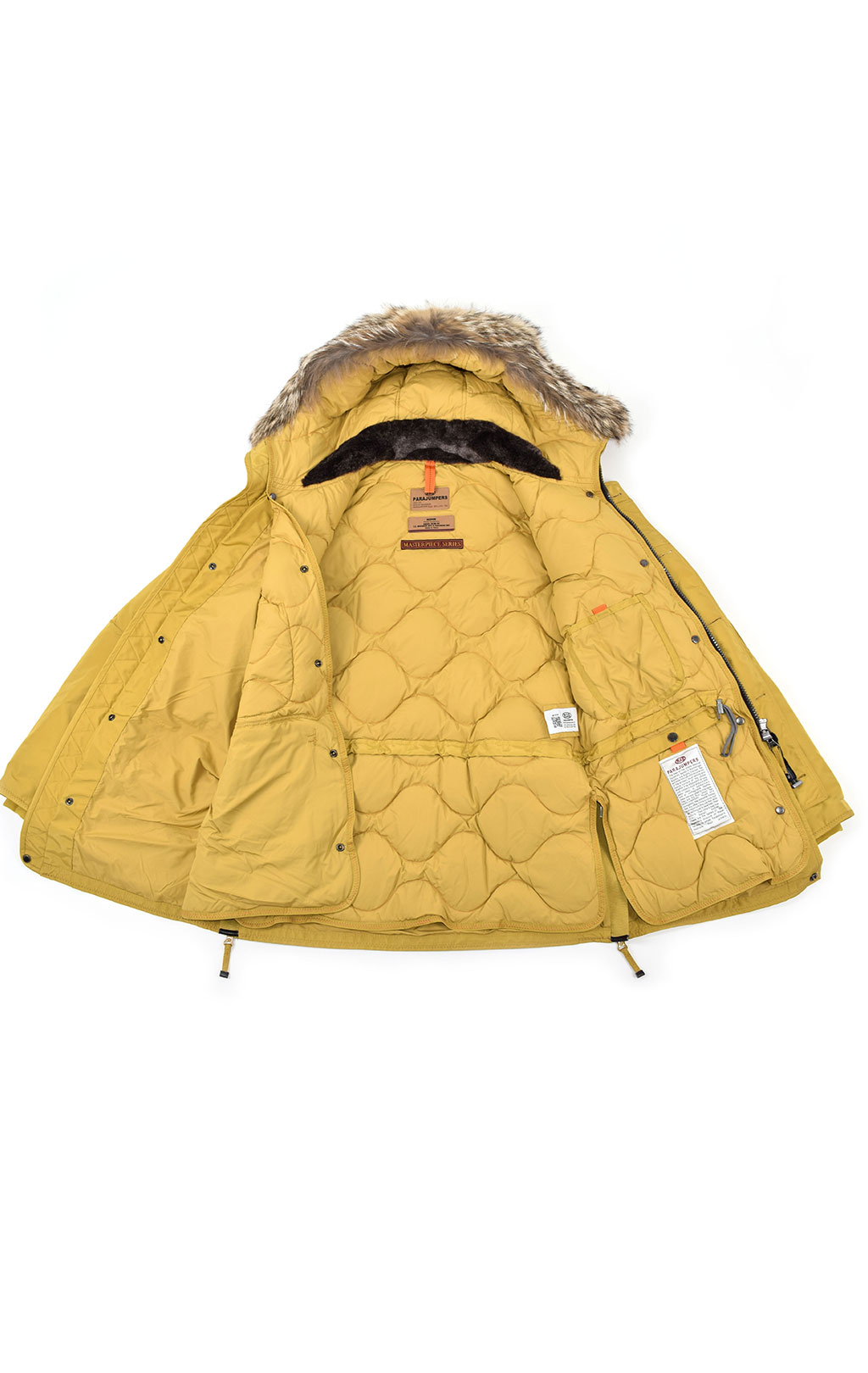 Аляска-пуховик PARAJUMPERS KODIAK FW 19/20 mustard 