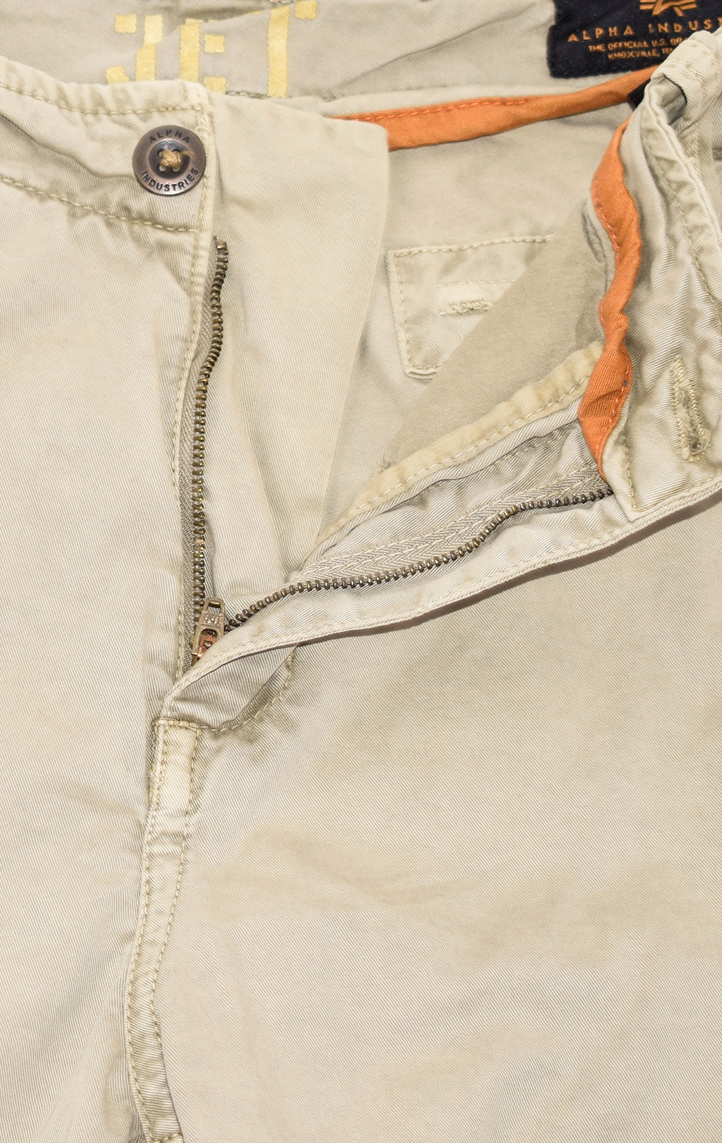 Брюки-карго ALPHA INDUSTRIES JET PANT big size bone white (#101212) 