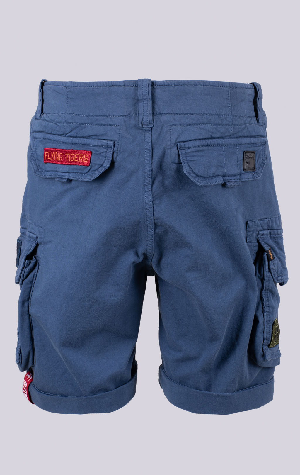 Шорты карго ALPHA INDUSTRIES CREW SHORT PATCH new navy 