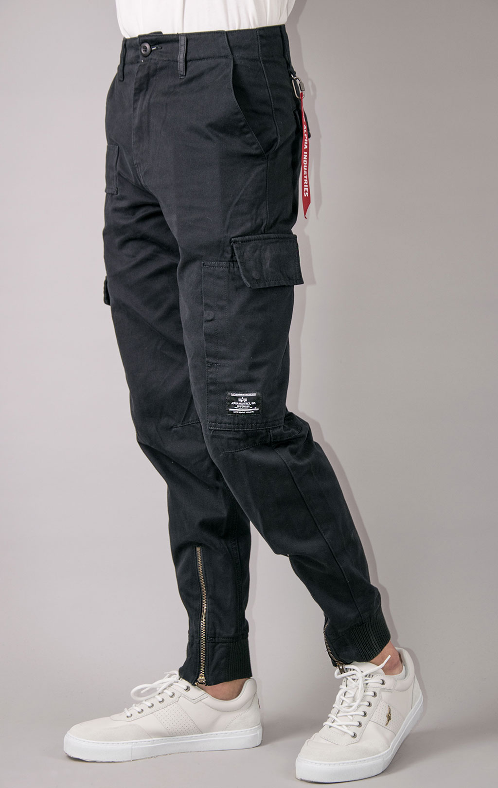 Брюки-карго ALPHA INDUSTRIES A-11 PANT плотные black 
