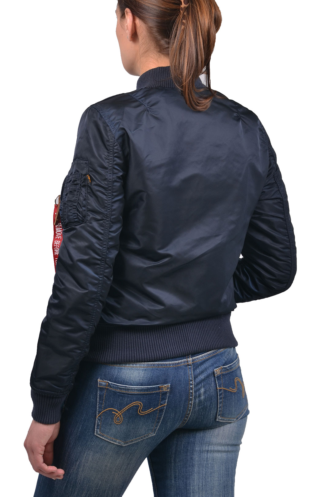 Женский бомбер ALPHA INDUSTRIES MA-1 VF 59 rep. blue 